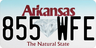 AR license plate 855WFE