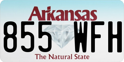 AR license plate 855WFH