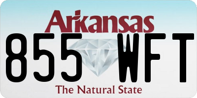 AR license plate 855WFT