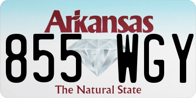 AR license plate 855WGY