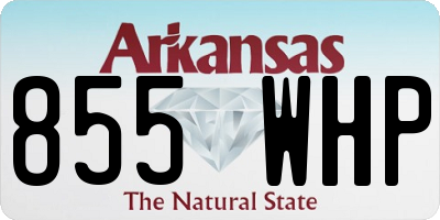 AR license plate 855WHP
