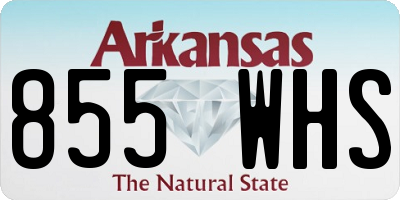 AR license plate 855WHS