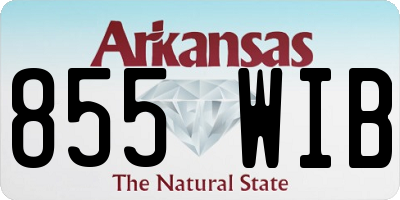 AR license plate 855WIB
