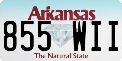 AR license plate 855WII