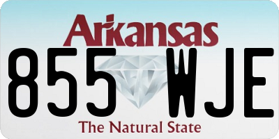 AR license plate 855WJE