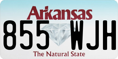 AR license plate 855WJH
