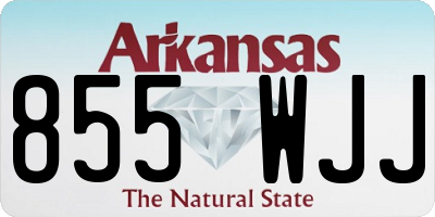 AR license plate 855WJJ