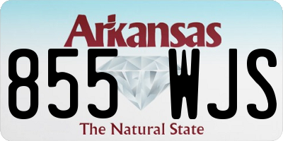 AR license plate 855WJS