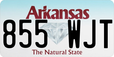 AR license plate 855WJT