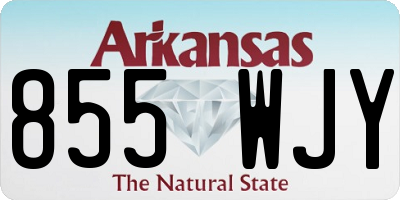 AR license plate 855WJY