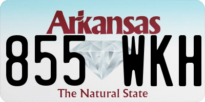 AR license plate 855WKH