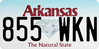 AR license plate 855WKN