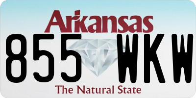 AR license plate 855WKW
