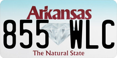 AR license plate 855WLC