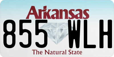 AR license plate 855WLH