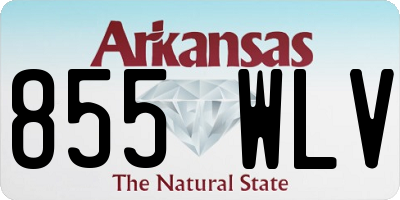 AR license plate 855WLV