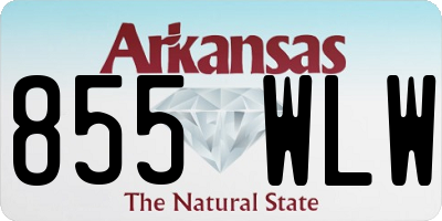 AR license plate 855WLW
