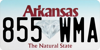 AR license plate 855WMA