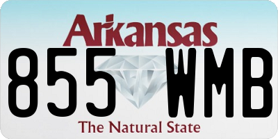AR license plate 855WMB
