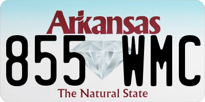 AR license plate 855WMC