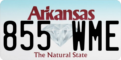 AR license plate 855WME