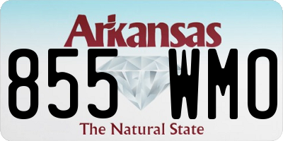 AR license plate 855WMO