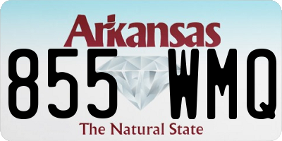AR license plate 855WMQ