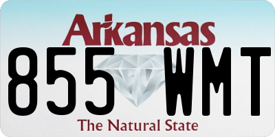 AR license plate 855WMT