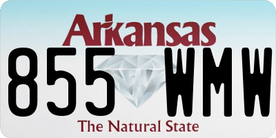AR license plate 855WMW