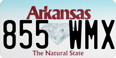 AR license plate 855WMX
