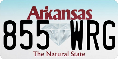 AR license plate 855WRG