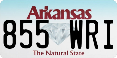 AR license plate 855WRI