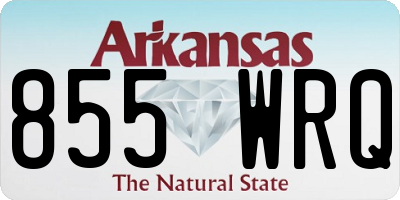 AR license plate 855WRQ