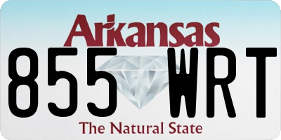AR license plate 855WRT