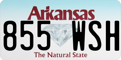 AR license plate 855WSH