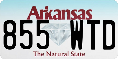 AR license plate 855WTD