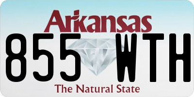 AR license plate 855WTH