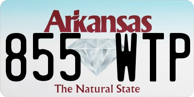 AR license plate 855WTP