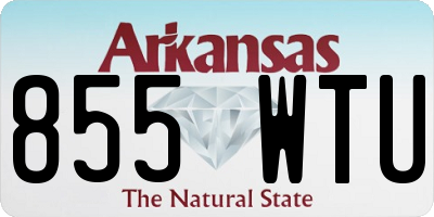 AR license plate 855WTU