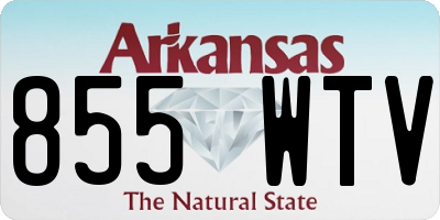 AR license plate 855WTV