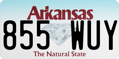 AR license plate 855WUY