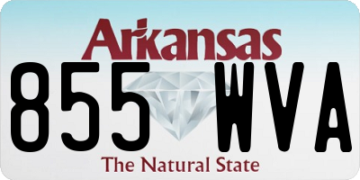AR license plate 855WVA