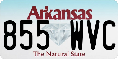 AR license plate 855WVC