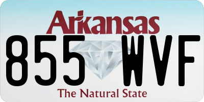 AR license plate 855WVF