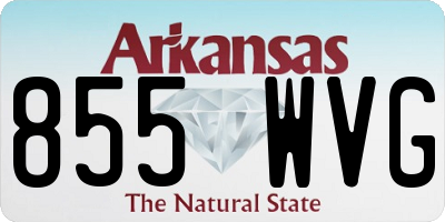 AR license plate 855WVG