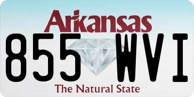 AR license plate 855WVI
