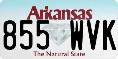 AR license plate 855WVK