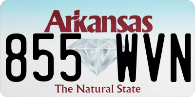 AR license plate 855WVN