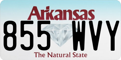 AR license plate 855WVY