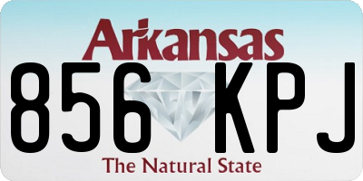 AR license plate 856KPJ